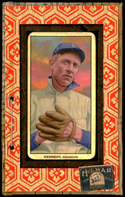 Picture, Helmar Brewing, T206-Helmar Card # 302, Brickyard Kennedy, Glove at chest, Brooklyn Superbas